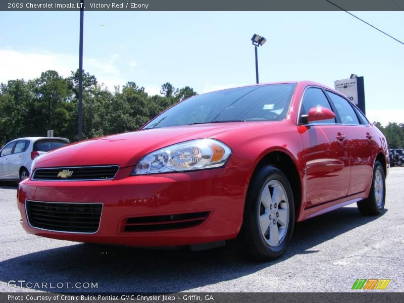 Victory Red / Ebony 2009 Chevrolet Impala LT