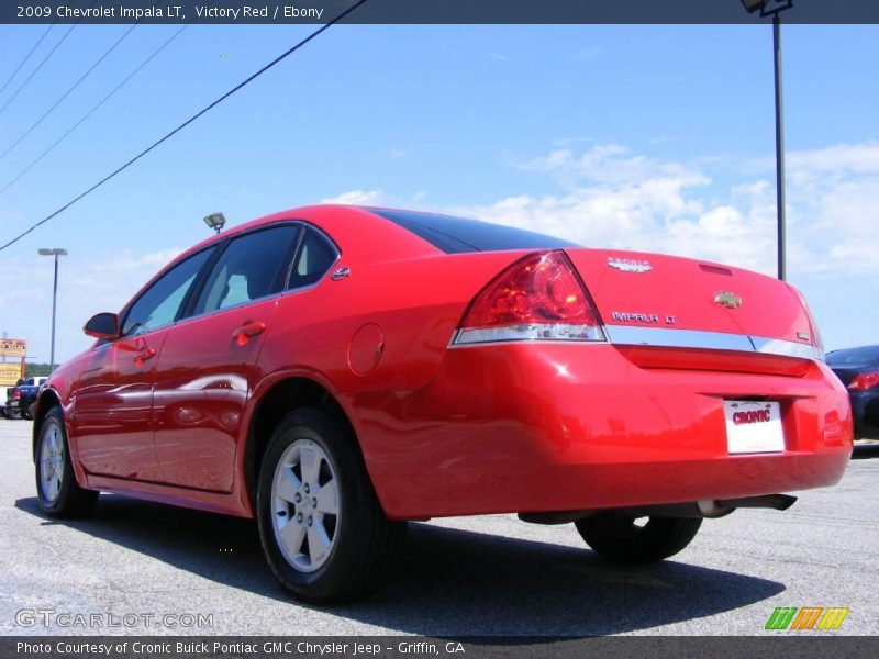 Victory Red / Ebony 2009 Chevrolet Impala LT