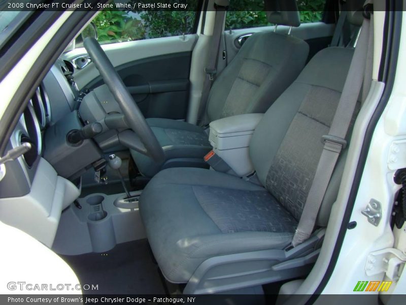 Stone White / Pastel Slate Gray 2008 Chrysler PT Cruiser LX