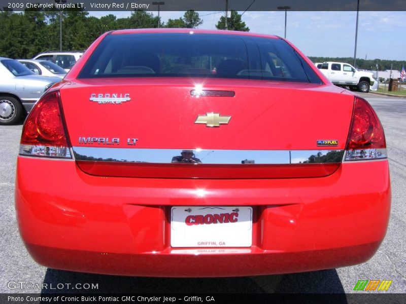 Victory Red / Ebony 2009 Chevrolet Impala LT