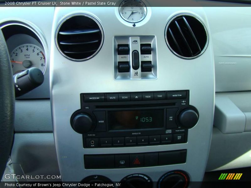 Stone White / Pastel Slate Gray 2008 Chrysler PT Cruiser LX
