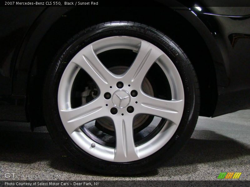 Black / Sunset Red 2007 Mercedes-Benz CLS 550