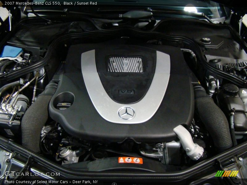 Black / Sunset Red 2007 Mercedes-Benz CLS 550