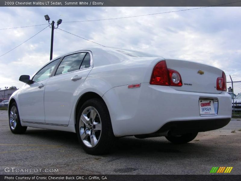 Summit White / Ebony 2009 Chevrolet Malibu LT Sedan