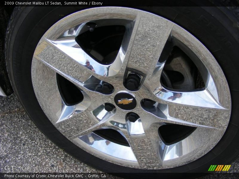 Summit White / Ebony 2009 Chevrolet Malibu LT Sedan