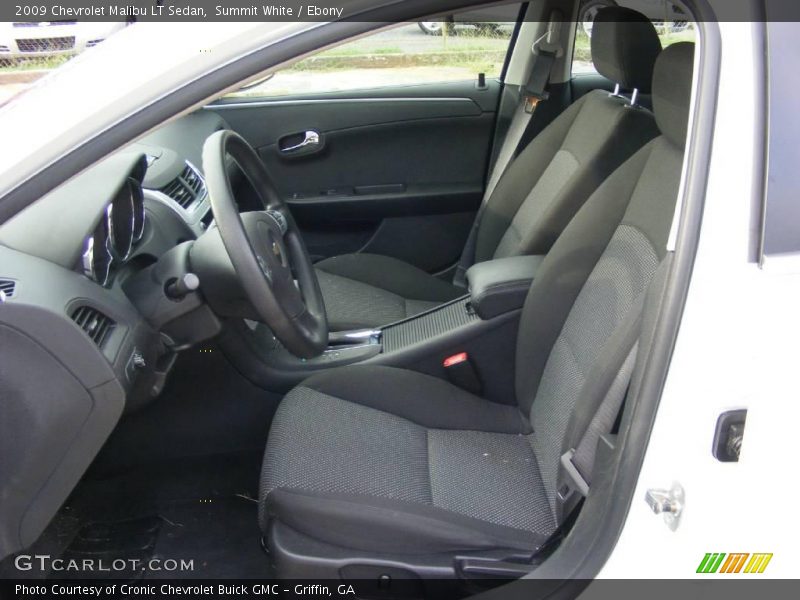 Summit White / Ebony 2009 Chevrolet Malibu LT Sedan