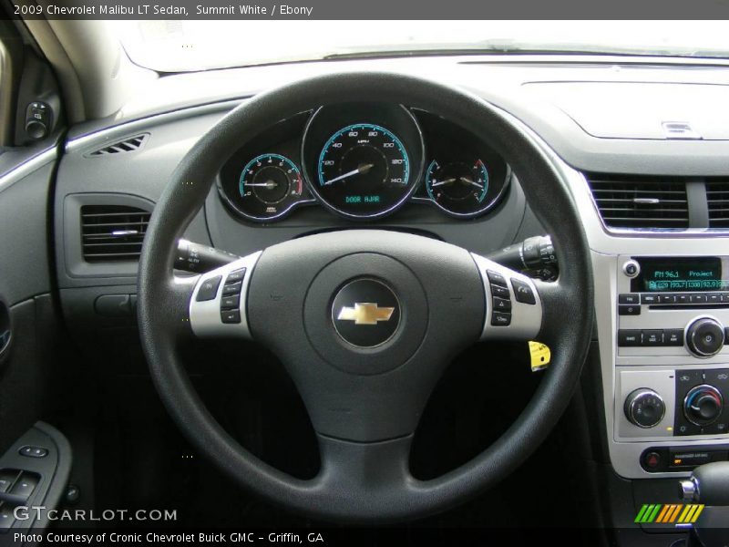 Summit White / Ebony 2009 Chevrolet Malibu LT Sedan