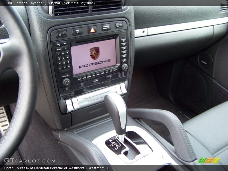 Crystal Silver Metallic / Black 2008 Porsche Cayenne S