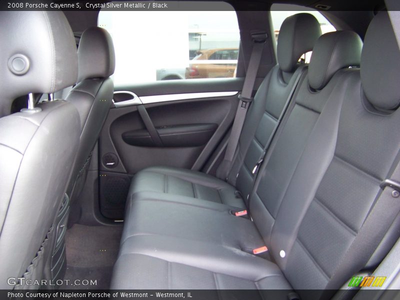 Crystal Silver Metallic / Black 2008 Porsche Cayenne S