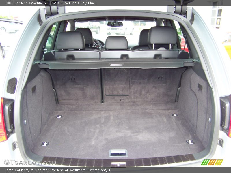 Crystal Silver Metallic / Black 2008 Porsche Cayenne S