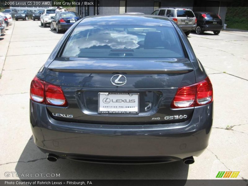 Flint Gray Mica / Black 2006 Lexus GS 300 AWD