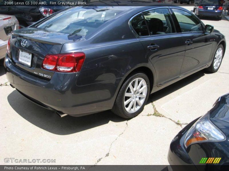 Flint Gray Mica / Black 2006 Lexus GS 300 AWD
