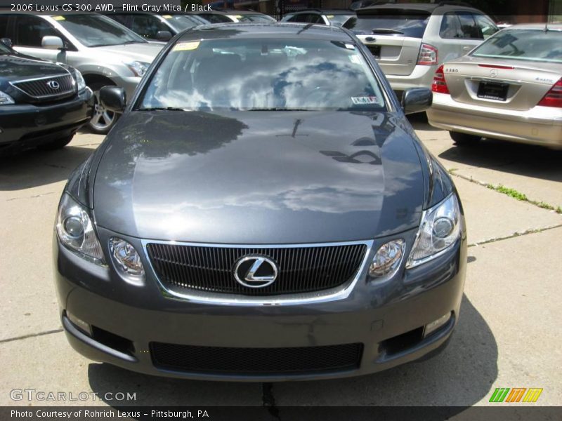 Flint Gray Mica / Black 2006 Lexus GS 300 AWD