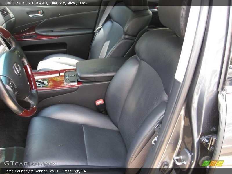 Flint Gray Mica / Black 2006 Lexus GS 300 AWD