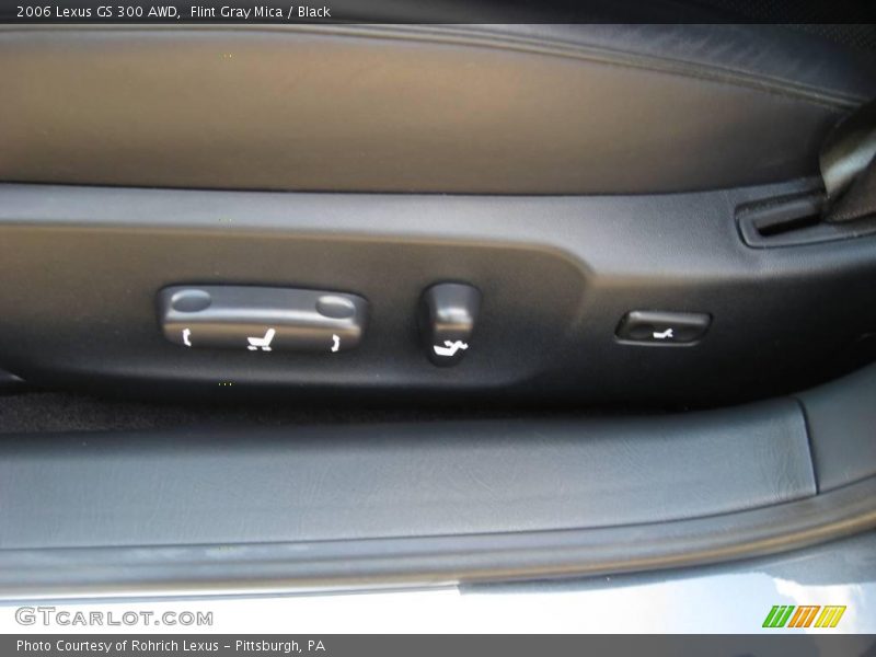 Flint Gray Mica / Black 2006 Lexus GS 300 AWD