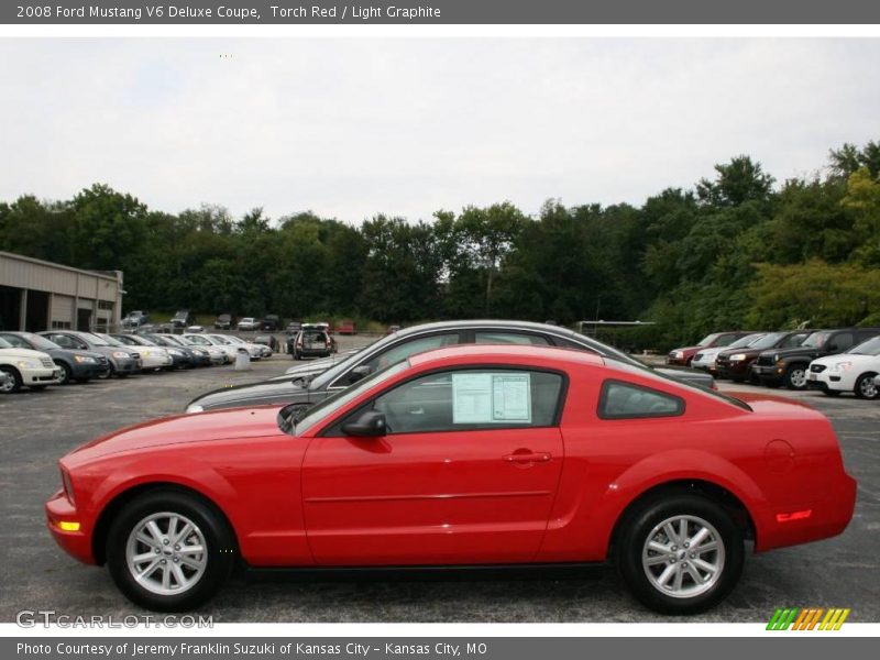 Torch Red / Light Graphite 2008 Ford Mustang V6 Deluxe Coupe