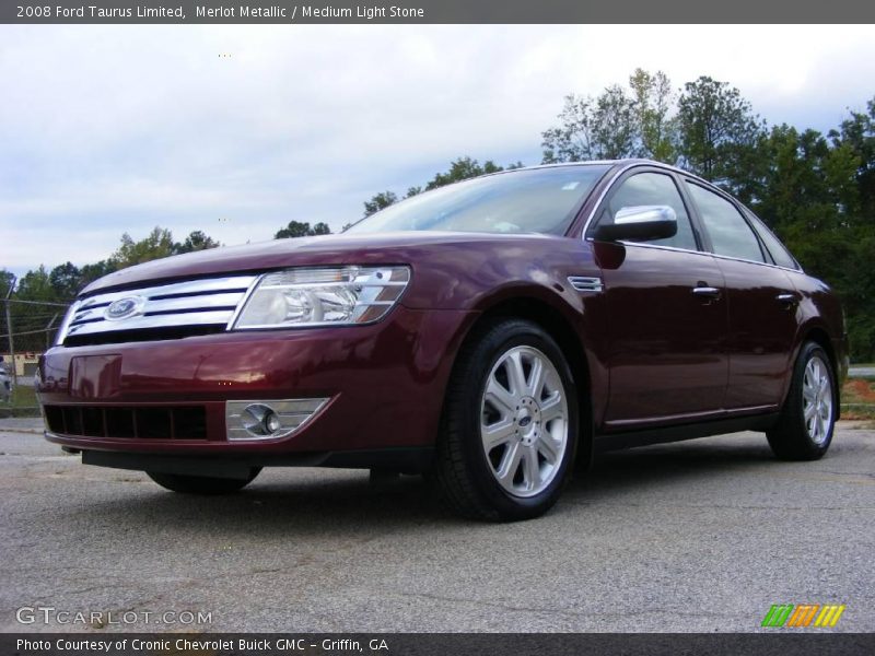 Merlot Metallic / Medium Light Stone 2008 Ford Taurus Limited