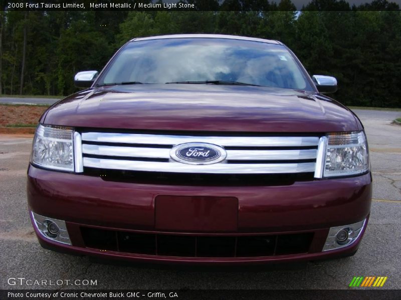 Merlot Metallic / Medium Light Stone 2008 Ford Taurus Limited