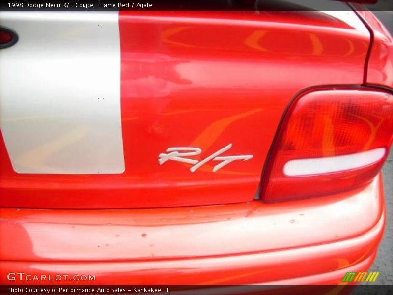 Flame Red / Agate 1998 Dodge Neon R/T Coupe