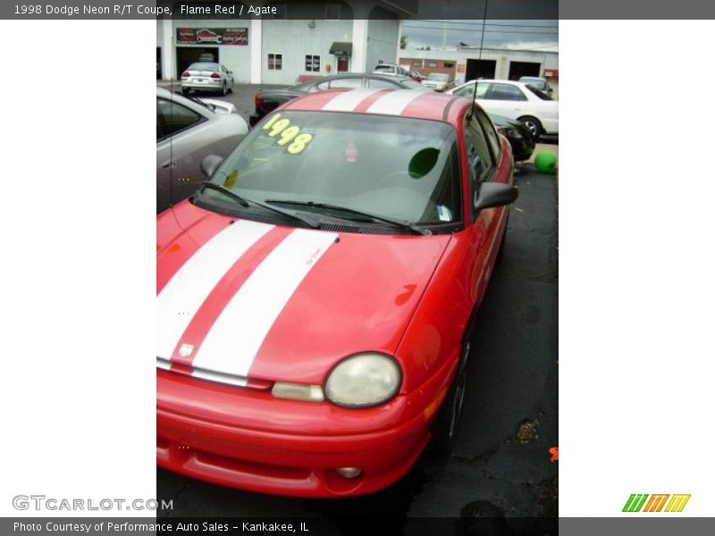 Flame Red / Agate 1998 Dodge Neon R/T Coupe