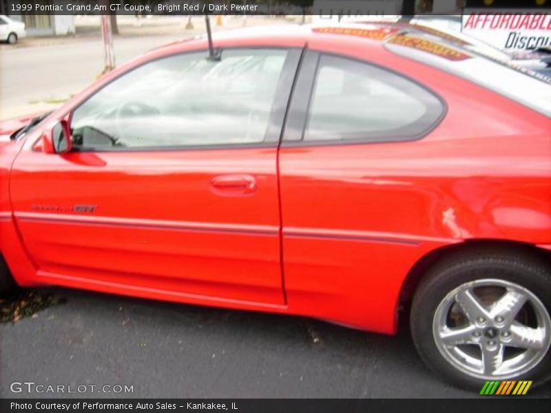 Bright Red / Dark Pewter 1999 Pontiac Grand Am GT Coupe