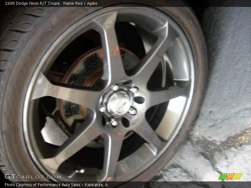 Flame Red / Agate 1998 Dodge Neon R/T Coupe