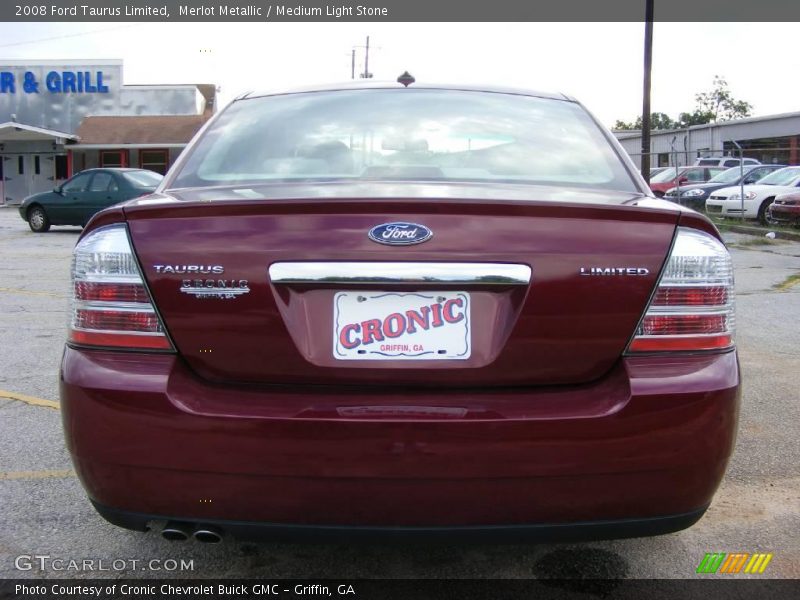 Merlot Metallic / Medium Light Stone 2008 Ford Taurus Limited