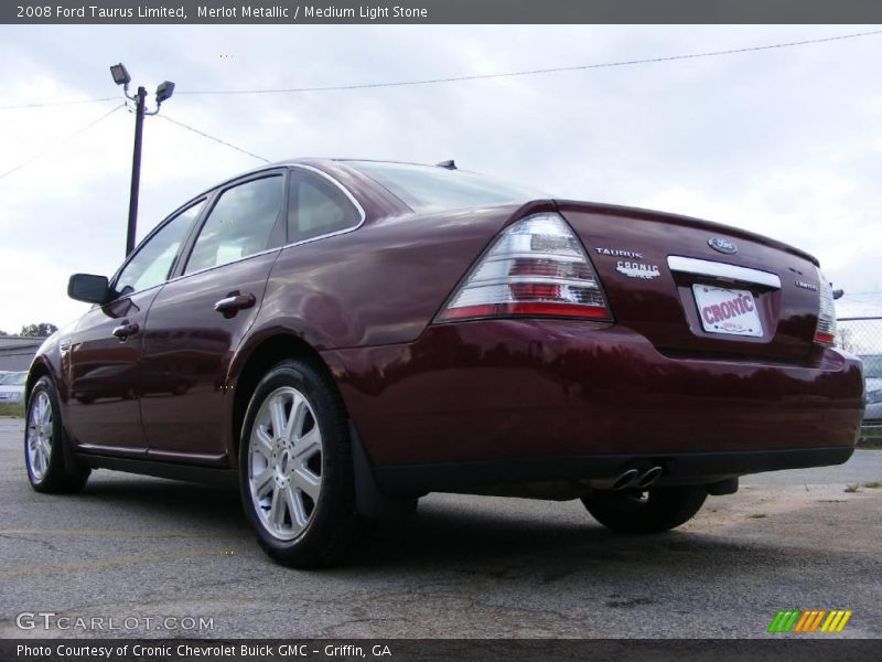 Merlot Metallic / Medium Light Stone 2008 Ford Taurus Limited