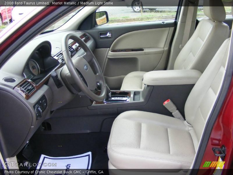 Merlot Metallic / Medium Light Stone 2008 Ford Taurus Limited