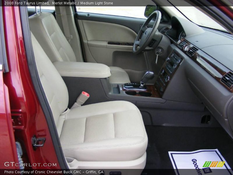 Merlot Metallic / Medium Light Stone 2008 Ford Taurus Limited