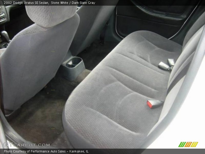 Stone White / Dark Slate Gray 2002 Dodge Stratus SE Sedan