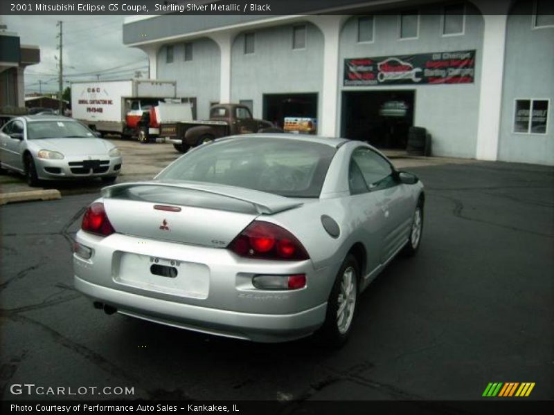Sterling Silver Metallic / Black 2001 Mitsubishi Eclipse GS Coupe