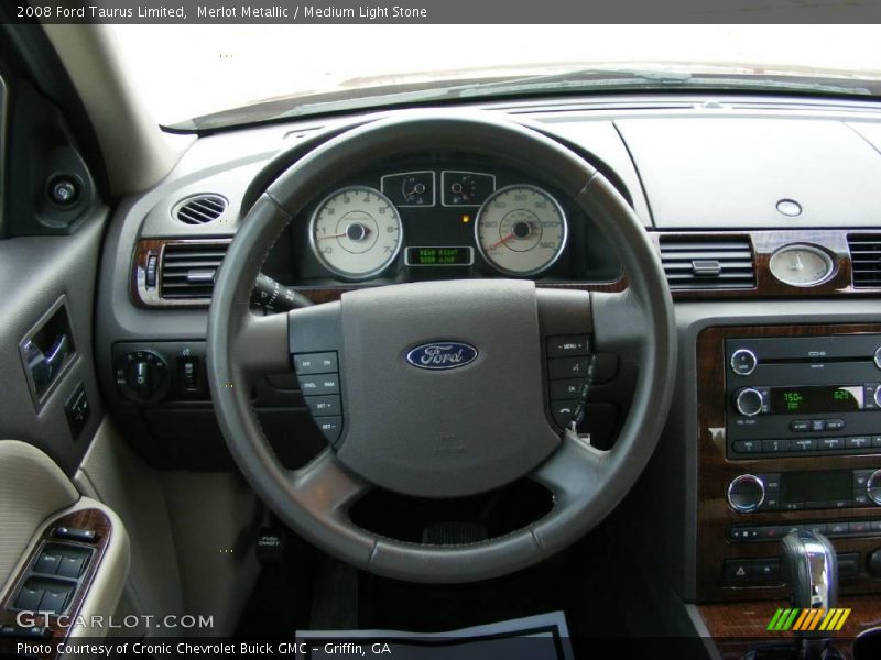 Merlot Metallic / Medium Light Stone 2008 Ford Taurus Limited