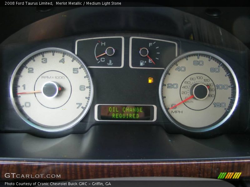 Merlot Metallic / Medium Light Stone 2008 Ford Taurus Limited