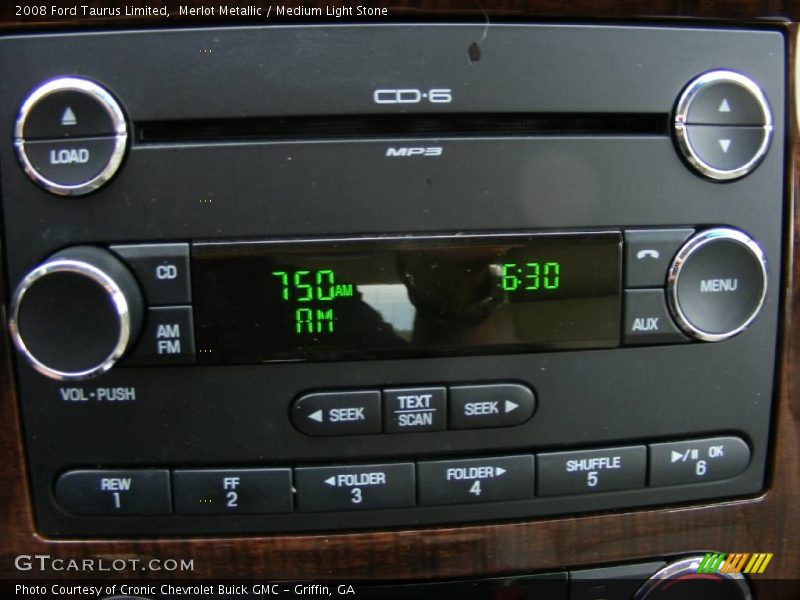 Merlot Metallic / Medium Light Stone 2008 Ford Taurus Limited