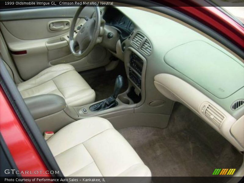 Crimson Red Metallic / Neutral 1999 Oldsmobile Intrigue GL