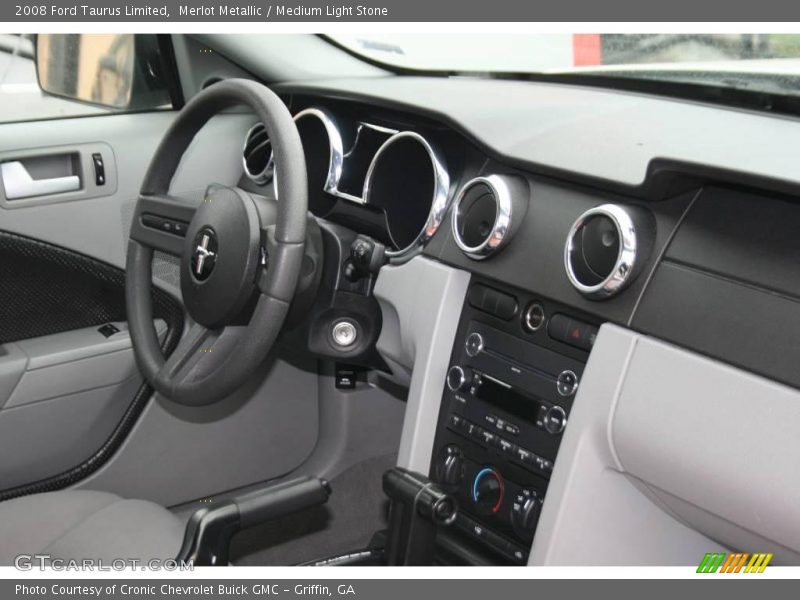 Merlot Metallic / Medium Light Stone 2008 Ford Taurus Limited