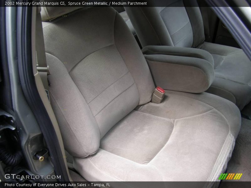 Spruce Green Metallic / Medium Parchment 2002 Mercury Grand Marquis GS