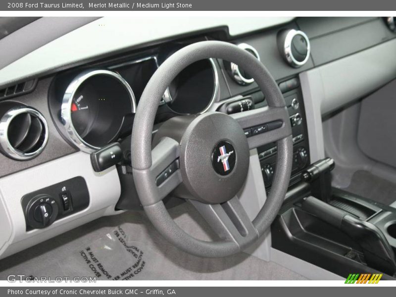 Merlot Metallic / Medium Light Stone 2008 Ford Taurus Limited