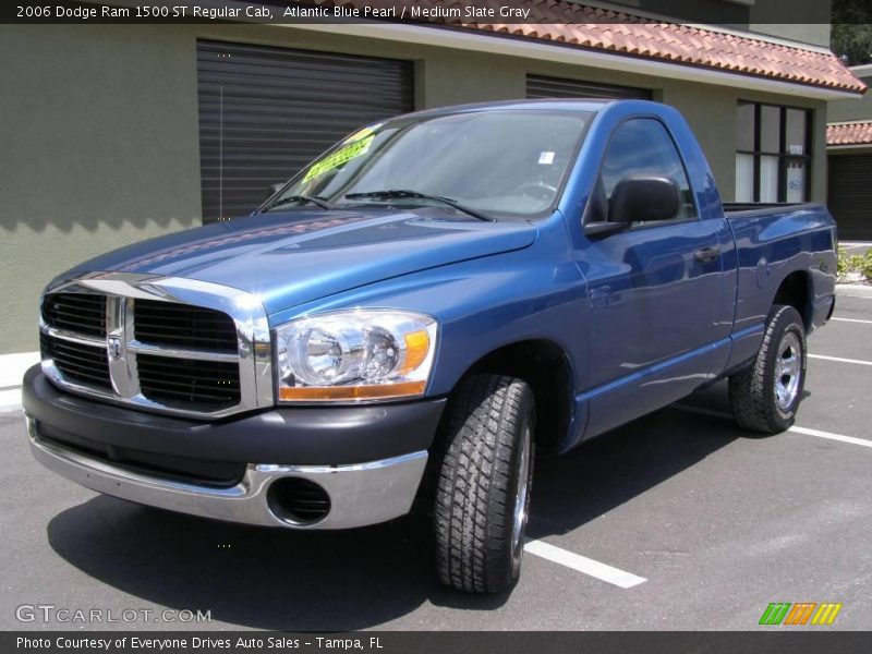 Atlantic Blue Pearl / Medium Slate Gray 2006 Dodge Ram 1500 ST Regular Cab