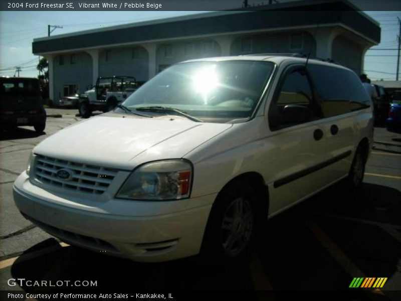 Vibrant White / Pebble Beige 2004 Ford Freestar SE