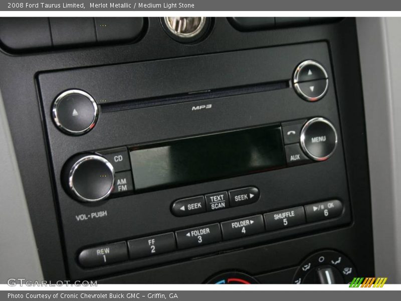 Merlot Metallic / Medium Light Stone 2008 Ford Taurus Limited