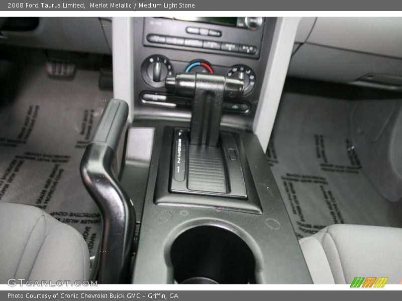 Merlot Metallic / Medium Light Stone 2008 Ford Taurus Limited
