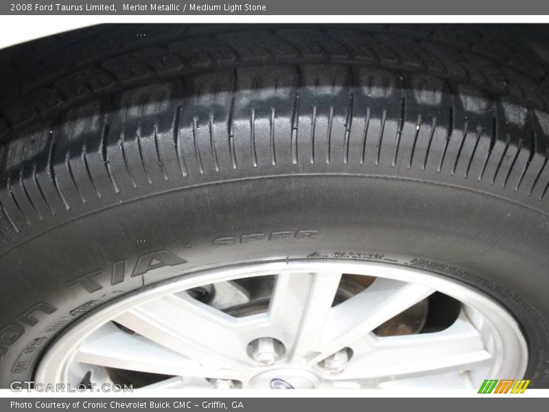 Merlot Metallic / Medium Light Stone 2008 Ford Taurus Limited