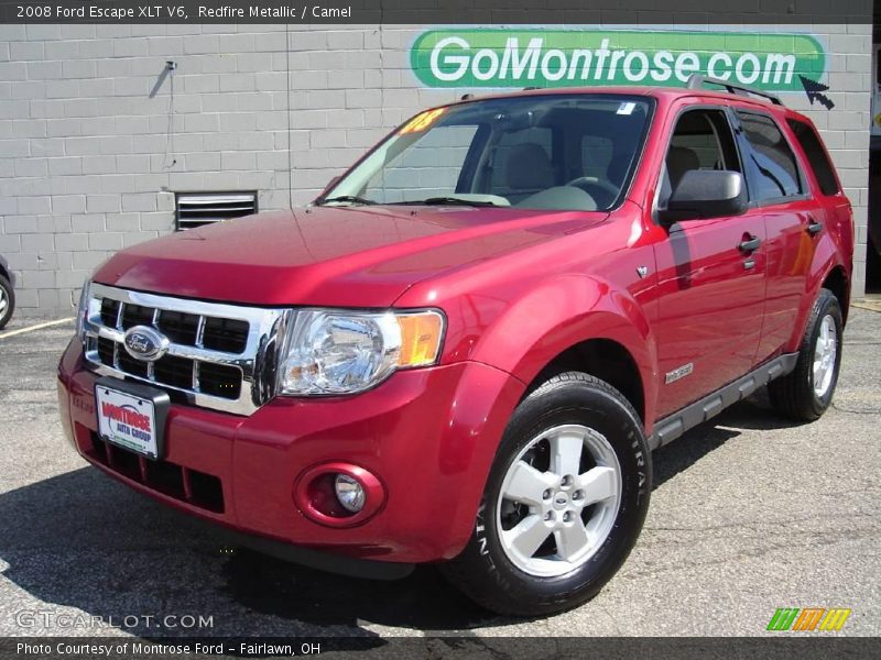 Redfire Metallic / Camel 2008 Ford Escape XLT V6