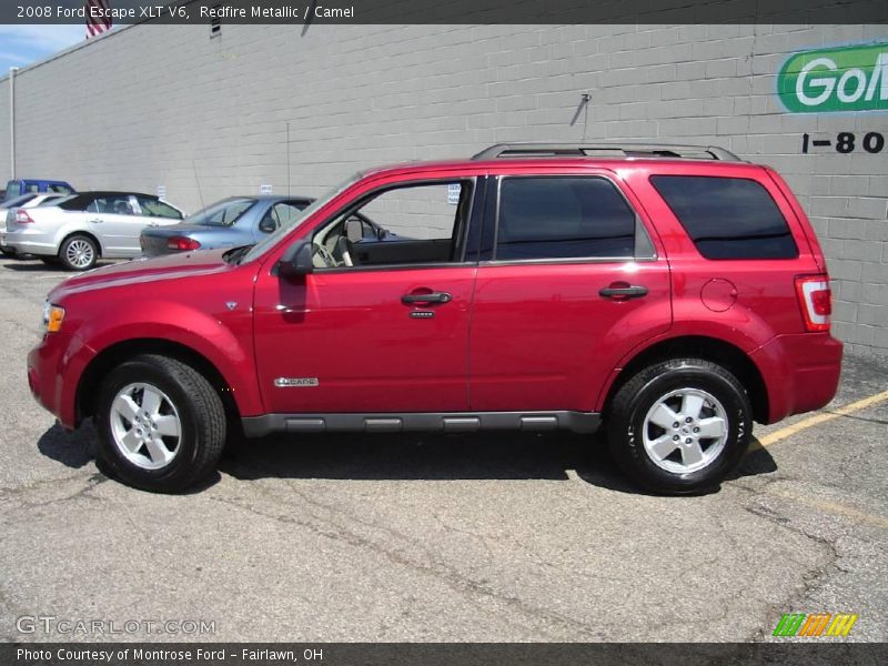 Redfire Metallic / Camel 2008 Ford Escape XLT V6