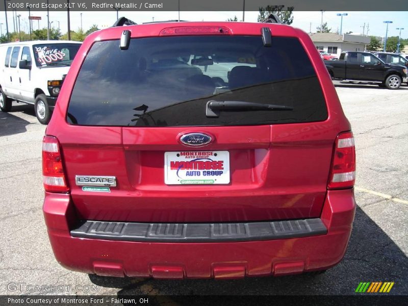 Redfire Metallic / Camel 2008 Ford Escape XLT V6