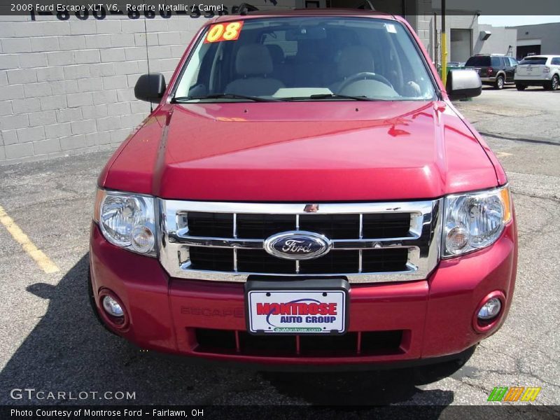 Redfire Metallic / Camel 2008 Ford Escape XLT V6