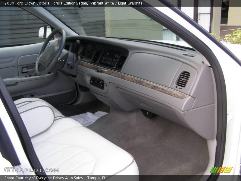 Vibrant White / Light Graphite 2000 Ford Crown Victoria Florida Edition Sedan
