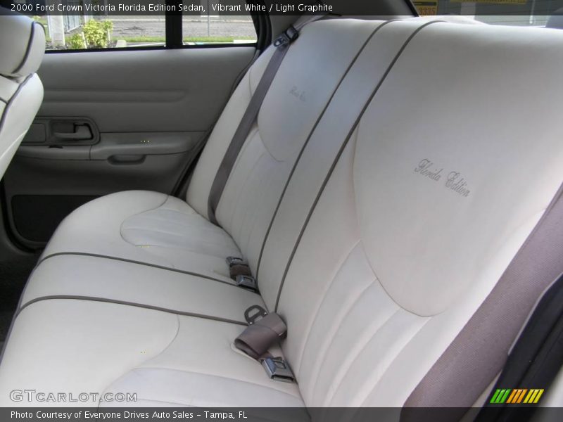 Vibrant White / Light Graphite 2000 Ford Crown Victoria Florida Edition Sedan